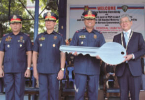 ‘필리핀 경찰 역량 강화 프로젝트’ 일환, 한국산 오토바이 33대 PRO7에 인도